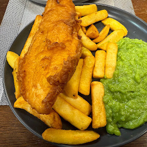 Fish and chips Mayas Cafe Birmingham